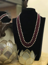 Load image into Gallery viewer, Multilayered stone Necklace Set