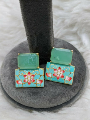 Classy Stone Studs Earrings