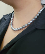 Load image into Gallery viewer, Gemzlane Grey  pearl fashion necklace