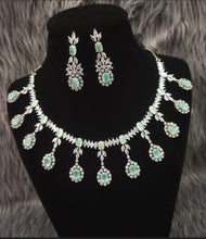 Load image into Gallery viewer, Mitushi cz Diamond Necklace  Set