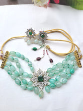 Load image into Gallery viewer, Star Choker Diamond Necklace Set