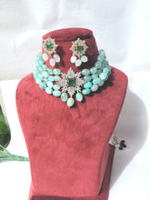 Load image into Gallery viewer, Star Choker Diamond Necklace Set