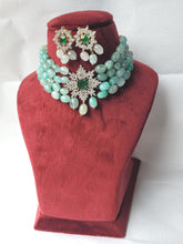 Load image into Gallery viewer, Star Choker Diamond Necklace Set