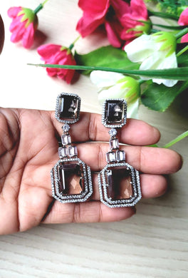 Royal Stone diamond danglers Earrings