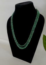 Load image into Gallery viewer, Natural Precious Green Emerald Layered Gemstone Necklace