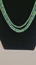Load image into Gallery viewer, Natural Precious Green Emerald Layered Gemstone Necklace