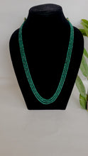 Load image into Gallery viewer, Natural Precious Green Emerald Layered Gemstone Necklace