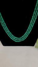 Load image into Gallery viewer, Natural Precious Green Emerald Layered Gemstone Necklace