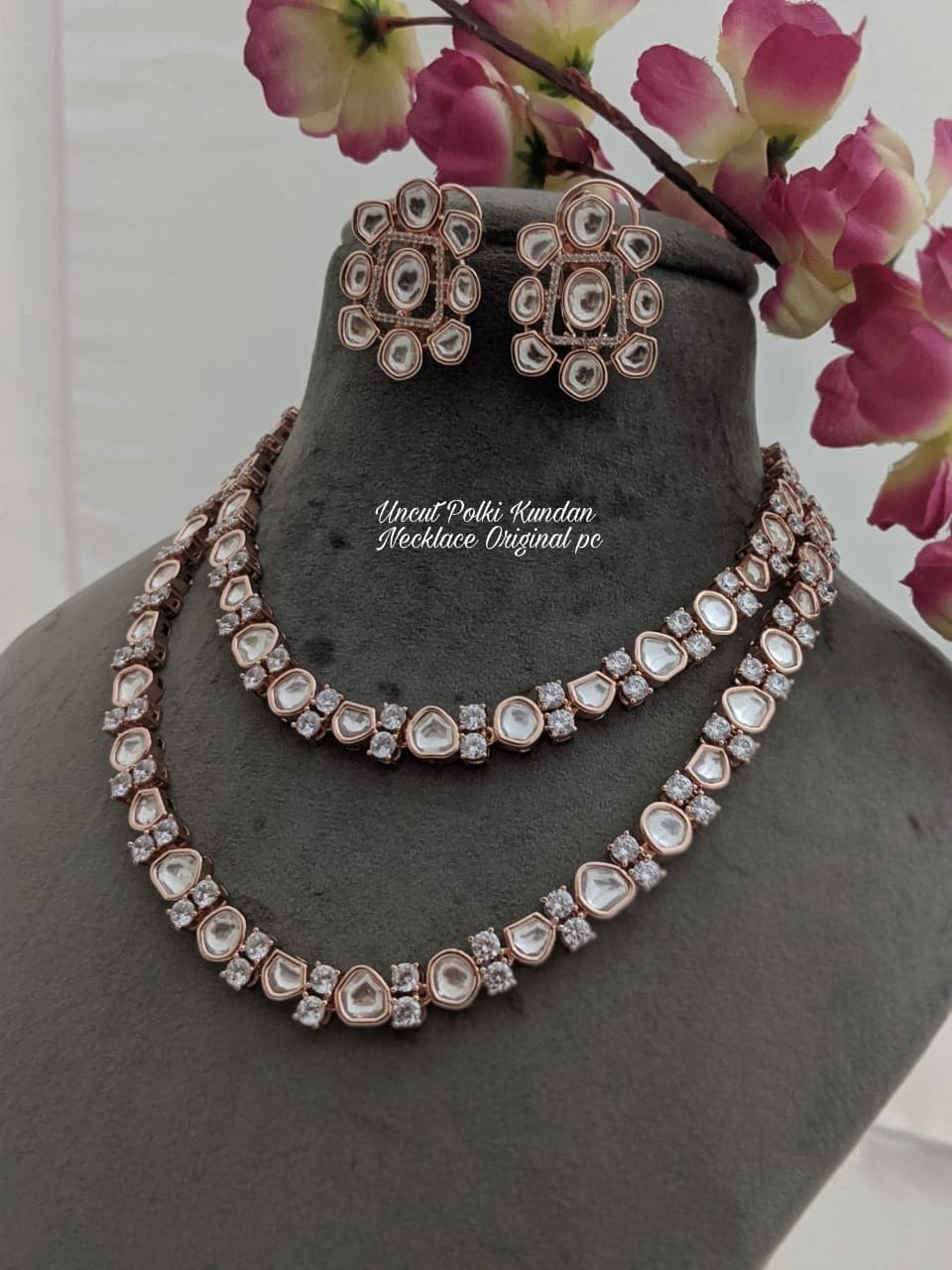 Parineeti Fusion double layered Diamond Necklace Set