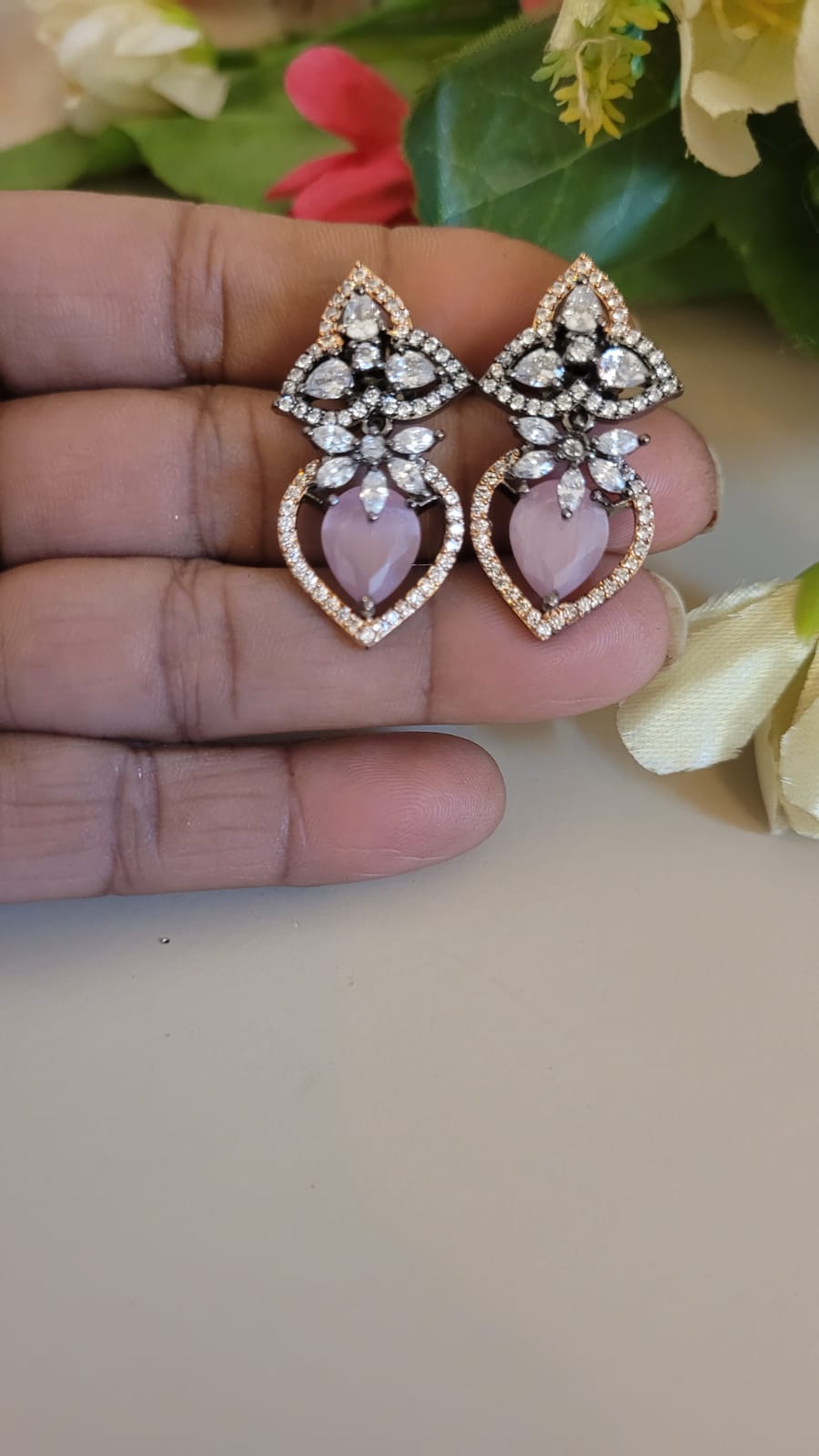 Aggregate 124+ pastel pink earrings best