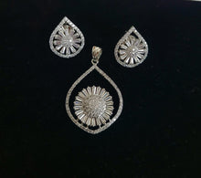 Load image into Gallery viewer, Neha  Diamond Pendant Necklace Set