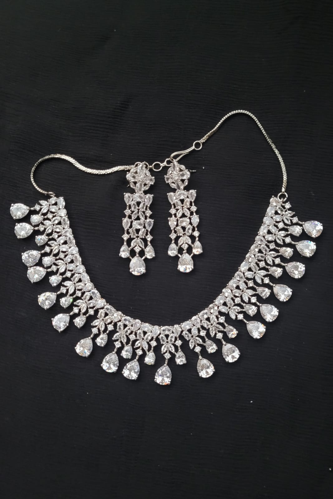 The Ambara bridal Silver Necklace-Buy Ethnic Silver Jewellery Online — KO  Jewellery