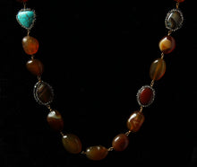 Load image into Gallery viewer, Gemzlane statement semiprecious stone fashion necklace - Necklace