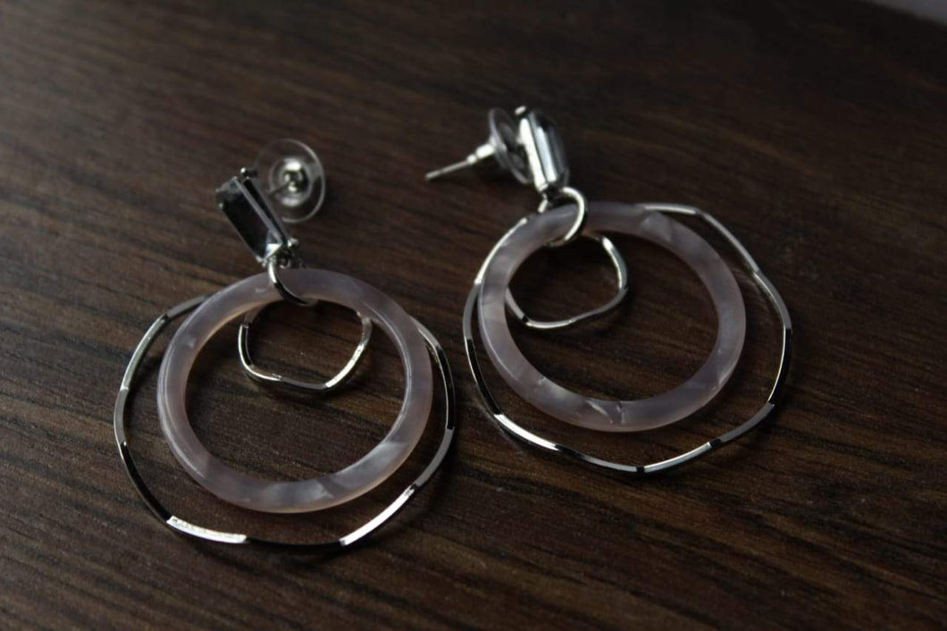 Ringed Fashion earrings - Gemzlane
