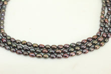 Load image into Gallery viewer, Multiline Black Real Pearls necklace - Gemzlane