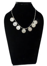 Load image into Gallery viewer, Gemzlane oxidized silver coin fashion necklace for women and girls - Necklace