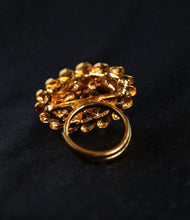 Load image into Gallery viewer, Gemzlane Gold plated  Kundan Adjustable Cocktail Rings for women and girls - Rings