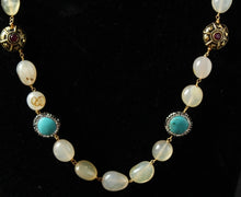 Load image into Gallery viewer, Gemzlane statement semiprecious stone fashion necklace - Necklace