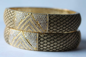 Gemzlane designer pair of bangles for women and girls - Bracelet