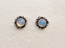 Load image into Gallery viewer, Gemzlane Oxidized Silver Ear Studs for women and girls - Earrings