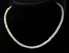 Load image into Gallery viewer, Gemzlane Single line Real Pearls necklace for women and girls - Necklace set