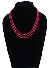 Load image into Gallery viewer, Precious Ruby  Layered  Necklace - Gemzlane