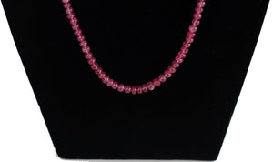 Precious Ruby single line Necklace - Gemzlane