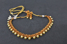 Load image into Gallery viewer, ChokerTemple jewellery  necklace set with earrings - Gemzlane