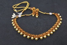 Load image into Gallery viewer, ChokerTemple jewellery  necklace set with earrings - Gemzlane