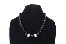 Load image into Gallery viewer, black onyx stone necklace