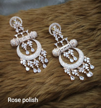 Load image into Gallery viewer, Aparna diamond danglers Earrings