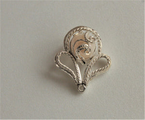 92.5 Sterling Silver Pearl Pendant - Gemzlane