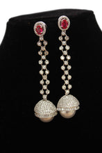Load image into Gallery viewer, Nancy diamond and Pearl  Earrings - Gemzlane