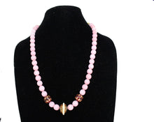 Load image into Gallery viewer, Designer Pink necklace with traditional Indian thread - Gemzlane
