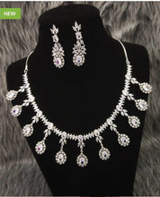 Load image into Gallery viewer, Mitushi cz Diamond Necklace  Set