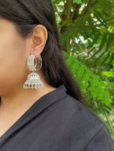 Load image into Gallery viewer, Gemzlane Jhumki bali cz earrings
