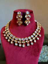 Load image into Gallery viewer, Gemzlane  Kundan Wedding Necklace Set
