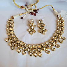 Load image into Gallery viewer, Gemzlane  Kundan Wedding Necklace Set