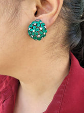 Load image into Gallery viewer, Shrishti diamond cz ball Studs Earrings