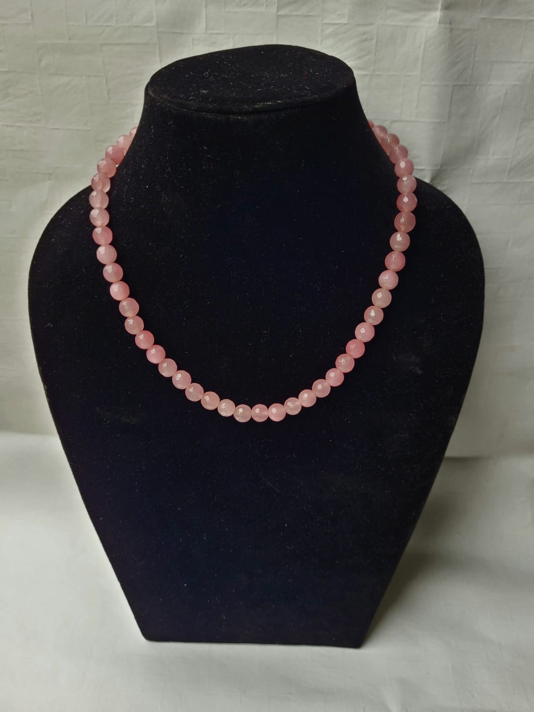 Two Layer Natural Ruby Beaded Necklace