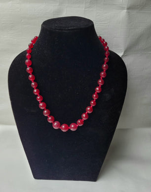Gemstone Graduating Beaded Necklace