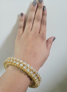 Gemzlane Mesmerizing  CZ Paccheli Bangles