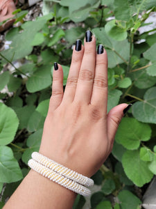 Gemzlane Pearl Bangles
