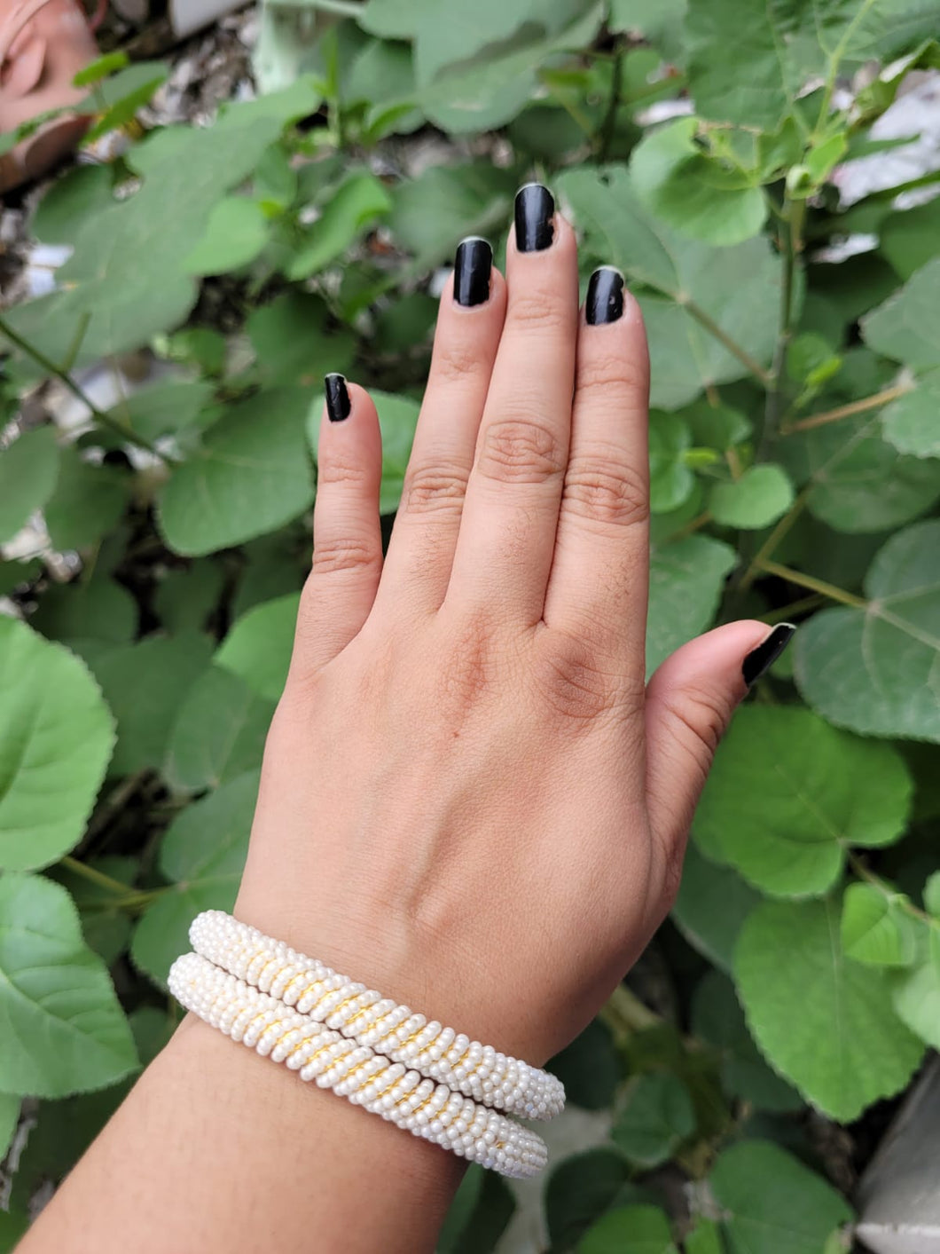 Gemzlane Pearl Bangles