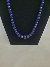 Load image into Gallery viewer, Natural Blue Sapphire Precious Gemstone Necklace