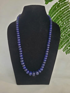 Natural Blue Sapphire Precious Gemstone Necklace