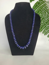 Load image into Gallery viewer, Natural Blue Sapphire Precious Gemstone Necklace