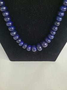 Natural Blue Sapphire Precious Gemstone Necklace