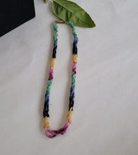 Load image into Gallery viewer, Precious Multi gemstones Rainbow Necklace