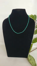 Load image into Gallery viewer, Precious Natural Green Onyx Single Line Gemstone Necklace